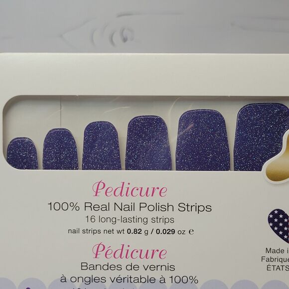 Color Street Good Night pedicure nail strips new in package - Picture 2 of 4